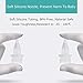 LANEYLI Baby Nasal Aspirator Nose Cleaner Ear Syringe Bulb Syringe Nasal Snot Sucker Remover for Newborn Baby Toddlers BPA Free Cleanable and Reusable Pack of 2
