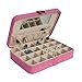 Mele and Co Maria Plush Jewelry Box with 24 Sections