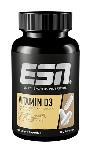 Vitamin-D3: realiza numerosas tareas en el cuerpo y es un todoterreno absoluto: 120 cápsulas