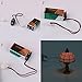 MagiDeal 1/12 Dollhouse Miniature White Shade Light Desk Table Reading Lamp