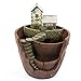 Plant Pot, Hgrope Mini Size Creative Fairy Garden Plant Containers, Hanging Garden Design with Sweet House for Flowers and Plants