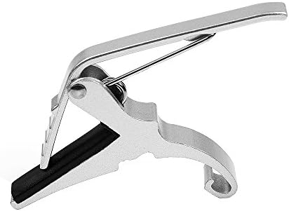 Mini Size Professional Ukulele Capo, 4 String Guitar Capo, SILVER