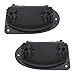 Brock Replacement Pair Set Rear Outside Exterior 3rd Third Textured Door Handles Compatible with 98-11 Ranger Extended Cab Pickup FO1552100 FO1553100