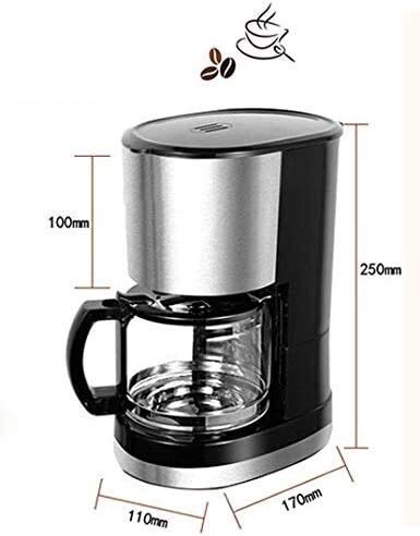 YQGOO Glaskrug Abnehmbare Filterkaffeemaschine Anti-Tropf-Design, handgestanzte Kaffeemaschinen – Bild 4