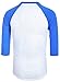 MIEDEON Men's Casual 3/4 Sleeve Baseball Tshirt Raglan Jersey Shirt