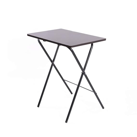 Xyanzi Klapptisch, einfacher Kleiner Tisch, tragbarer Laptop-Camping aus Holz oder Picknicktisch, rechteckig, 60x40x70cm (Far