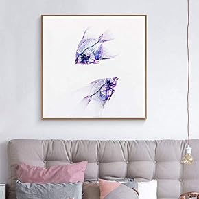 Floating Framed Canvas Wall Art for Living Room, Bedroom Vintage Flower Abstract Colorful Painting Canvas Prints for Home Decoration Ready to Hang - 16x16 inches