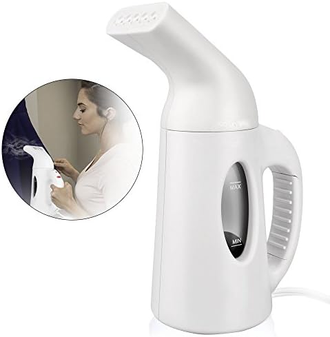 Steamers For Clothes, Ubegood Portable Handheld Garment Steamer Fast Heat-up 120ml Powerful Travel Fabric Garment Steamers for Home and Travel With Automatic Shut-Off Safety Protection (White)