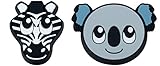 Gamma Sports Zoo Damps Vibration Dampeners(2-Pack) - Koala/Zebra