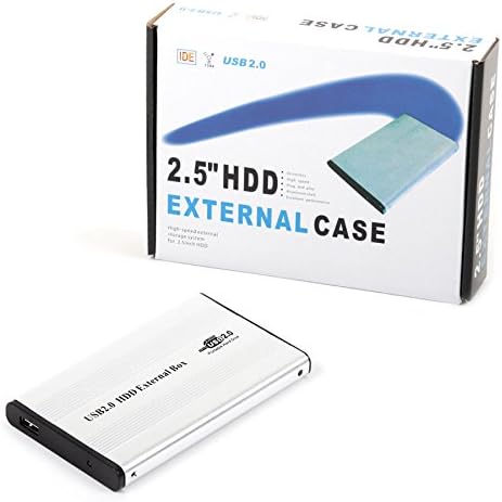 USB 2.0 Carcasa de aluminio para disco duro 2,5 IDE [PC]: Amazon.es: Informática