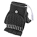 Unisex Women's & Men's USB Heated Gloves Mitten Winter Hands Warm Laptop Gloves,Yinuoday Full & Half Heated Fingerless Heating Knitting Hands Warmer Washable Design (Men Grey)