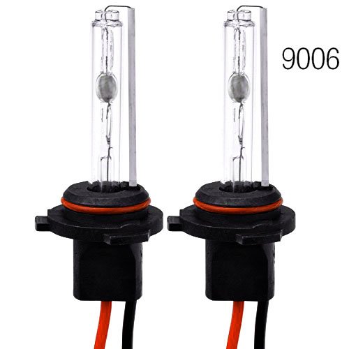 Yerwal AC 55W HID Xenon Conversion Kit with Premium Ballasts Extra Bright Headlight 9006 6000K (Pack of 2)