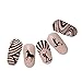 Mezerdoo 10Pcs Chic Unicorn Mermaid Pattern Nail Art Stamping Template Image + 1 stamper + 1 scraper