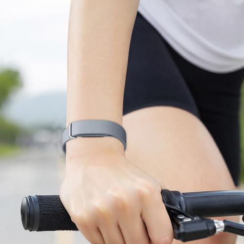 Portable Fitness Tracker Band For Google Fitbit Air Waterproof & Sweatproof Soft Perforated Wristband Multi-Purpose Adjustable Buckle Replacement Straps for Everyday Wear