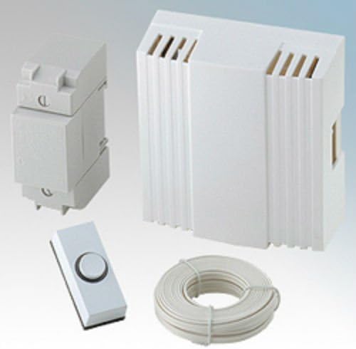 Friedland C425 Door Chime Kit - comprising Chime, Push, Transformer and Wire by Friedland