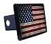 Rogue River Tactical USA American Flag Trailer Hitch Cover Plug US Patriotic Vintage Pledge of Allegiance primary