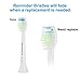 Aoremon Sonicare Diamondclean Replacement toothbrush Heads, White 6 Count,fits Philips Sonicare DiamondClean, Essence+, Plaque Control, Gum Health, FlexCare, HealthyWhite and EasyClean