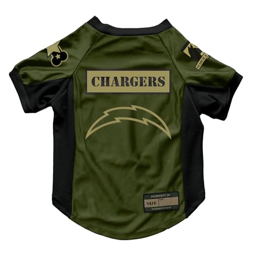 Littlearth NFL Valor Pet Stretch Jersey Los Angeles Chargers