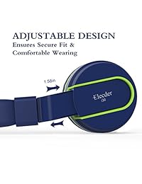 Elecder i36 - Auriculares de diadema para niños, niñas, adolescentes, adultos, plegables, ajustables, con jack de 3.5mm, compatible con iPad, teléfonos celulares, computadora, Kindle, MP3 4, avión, escuela, tablet