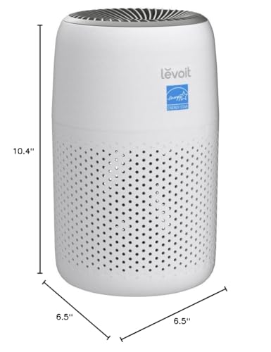 LEVOIT Air Purifiers for Bedroom Home, 3-in-1 Filter Cleaner with Fragrance Sponge for Better Sleep, Filters Smoke, Allergies, Pet Dander, Odor, Dust, Office, Desktop, Portable, Core Mini-P, White - Image 10