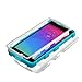 LG LEON Case ; Phonelicious (Tm) For LG LEON (C40) LG POWER (L22C) Heavy Duty Rugged Impact Armor Symbiosis Hybrid Dynamic Verge Case Robust Phone Tuff Cover + Premium Clear Screen Protector Combo & Phonelicious® Stylus Pen (WHITE/TEAL TUFF)
