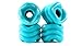 Shark Wheel Sidewinder 70mm 78A All-Terrain Longboard Wheels, Turquoise