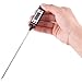 Chef Rimer Meat Thermometer Long Very Fast Accurate Instant Read Temperature Digital Food Probe For Cooking Grill Camping BBQ Candy Yogurt Dairy Beer Bread Milk Liquid With Battery