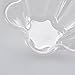 Healthcom 100 Packs 8 OZ Clear Plastic Ice Cream Sundae Bowls Cup s Disposable Dessert Bowls Flower Ice Cream Cup Holder Salad Serving Bowl for Tasting Party Appetizers