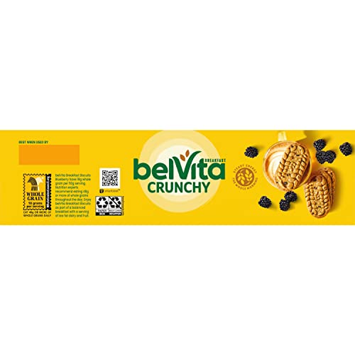 BELVITA BREAKFAST BARS BISCUITS, BLUEBERRY, 8 PACKS (4 BISCUITS PER PACK)