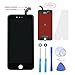 Screen Replacement for iPhone 6 Plus Black Brinonac LCD Display Touch Screen Digitizer Assembly Replacement Screen with Repair Tool kit + Tempered Glass Screen Protector + Instruction