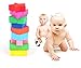 Amberetech Wooden Toys Montessori Color Math Shapes Geometric Puzzles,5.9inches,Pack of 3