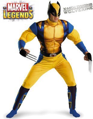 Disguise Marvel The Wolverine Classic Muscle Mens Adult Costume