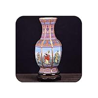 Betan vases Antique Royal Chinese Porcelain Vase Decorative Flower Vase for Wedding Decoration Pot Porcelain Vase, A