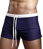 Zengvee Men’s Swim Trunks Brief Swimsuit Beach Shorts Swimwear with Pocket