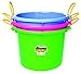 Little Giant® Plastic Muck Tub | Durable & Versatile Utility Bucket with Handles | Muck Bucket | Durable Handles | 70 Quart | Hot Pink