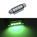 JDM ASTAR 1pc Error Free 569 578 211-2 212-2 LED Bulbs for Trunk Lights ,Interior Dome Lights, Map lights,Emerald Green