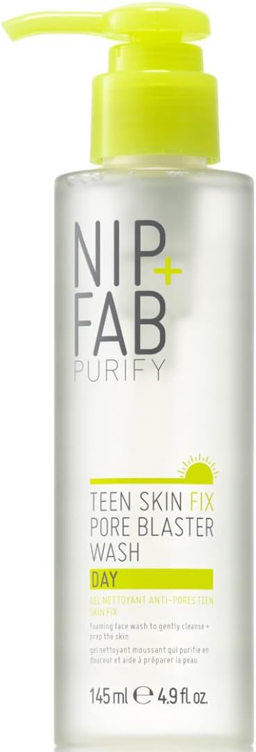Nip+Fab Teen Skin Fix Pore Blaster Day Face Wash Wasabi Vitamin E 145ml