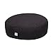 Gaiam Zafu Yoga Meditation Cushion - Ergonomic Buckwheat Hull Floor Pillow for Posture Support, Tailored Comfort with Adjustable Filling, Carry Handle, Versatile for Pilates and Relaxation - Black