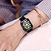 RXCOO Compatible for Iwatch Band, 38mm/40mm 42mm/44mm, Stainless Steel Milanese Loop Magnetic Band Compatible with Iwatch Series 4/3/2/1 (Black, 38mm/40mm)