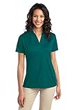 Port Authority Women's Silk Touch Performance Polo XL Teal Green
