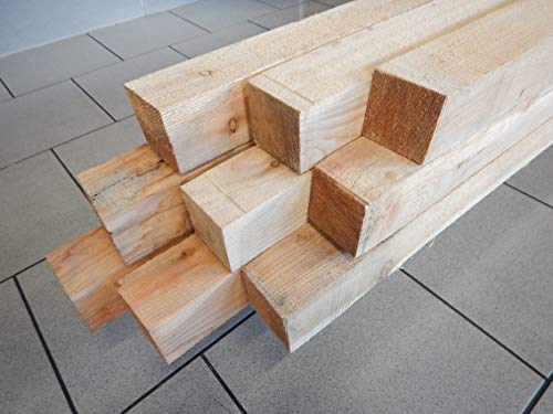 LÄRCHE KANTHOLZ BALKEN PFOSTEN HOLZ BAUHOLZ 70x70mm 300cm LÄNGE (4)
