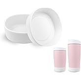 VANEST 2 Packs Silicone Boot Compatible with Owala SmoothSip Slider 12oz/20oz, Protective Sleeve for Coffee Tumbler Travel Mug Cup, Anti-Slip Boot Accessories, BPA Free