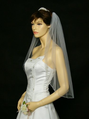 1 Tier+Pencil+Edge+Bridal+Wedding