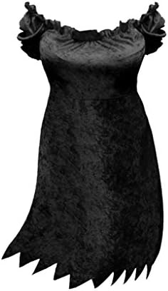 Sanctuarie Designs Womens Sexy Dark Fairy Black Dress Plus Size Supersize Halloween Costume/ Dress Only/6x/Black/