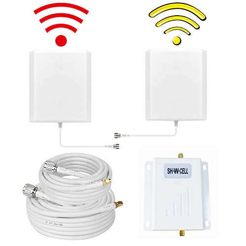 Verizon Cell Phone Signal Booster 4G LTE 700Mhz Band13 Cell Phone Booster Verizon Mobile Phone Signal Booster Cell Phone Signal Amplifier Repeater with The Indoor/Outdoor Dual Panel Antennas for Home