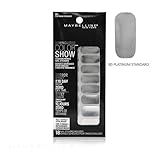 Maybelline New York Color Show Fashion Prints Nail Stickers 80 Platinum Standard