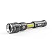 Nebo Slyde King 6434 Rechargeable LED Flashlight Work Light Adjustable Zoom with LightJunction Keychain Light