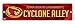 Rico Industries NCAA Iowa State Cyclones 16-Inch Plastic Street Sign Décor
