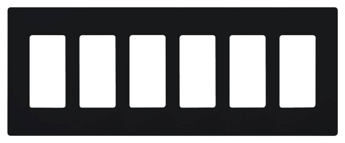 Lutron Claro 6 Gang Decorator/Rocker