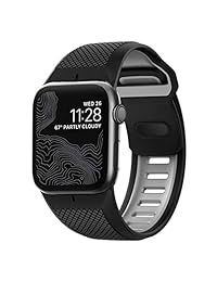 Nomad 38 mm 42 mm Apple Watch Correa de piel moderna   Hardware   Custom Lugs de acero y hebilla   talla única